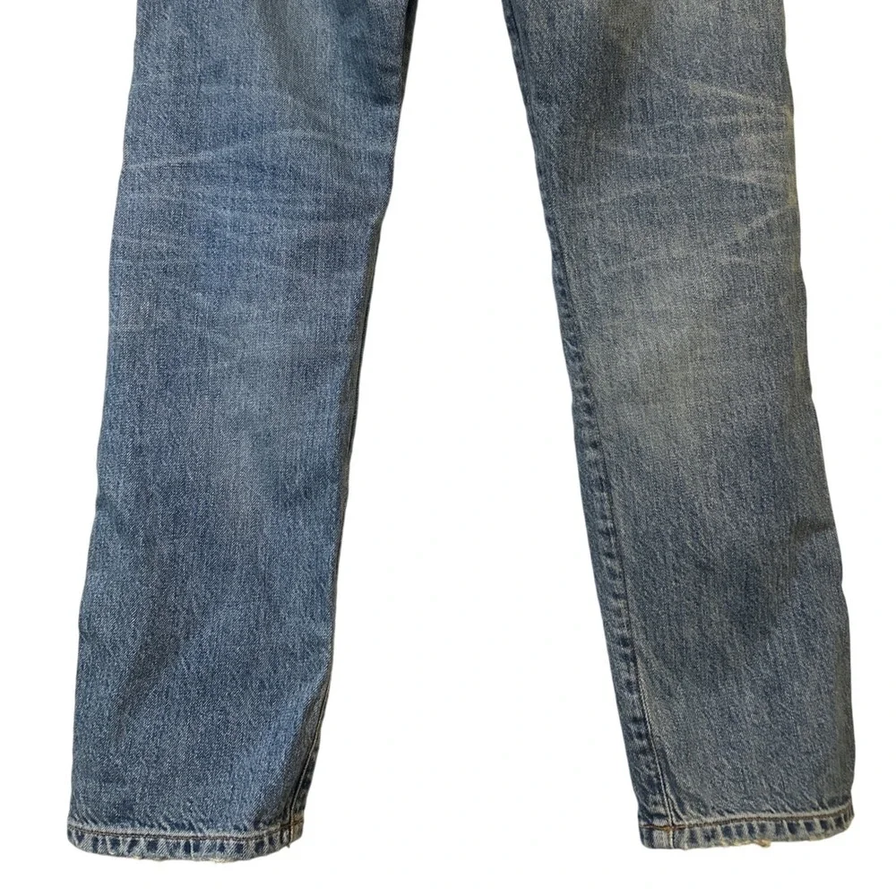 Citizens of Humanity Liya High Rise Studded Jeans Distressed Blue‎ Denim Women